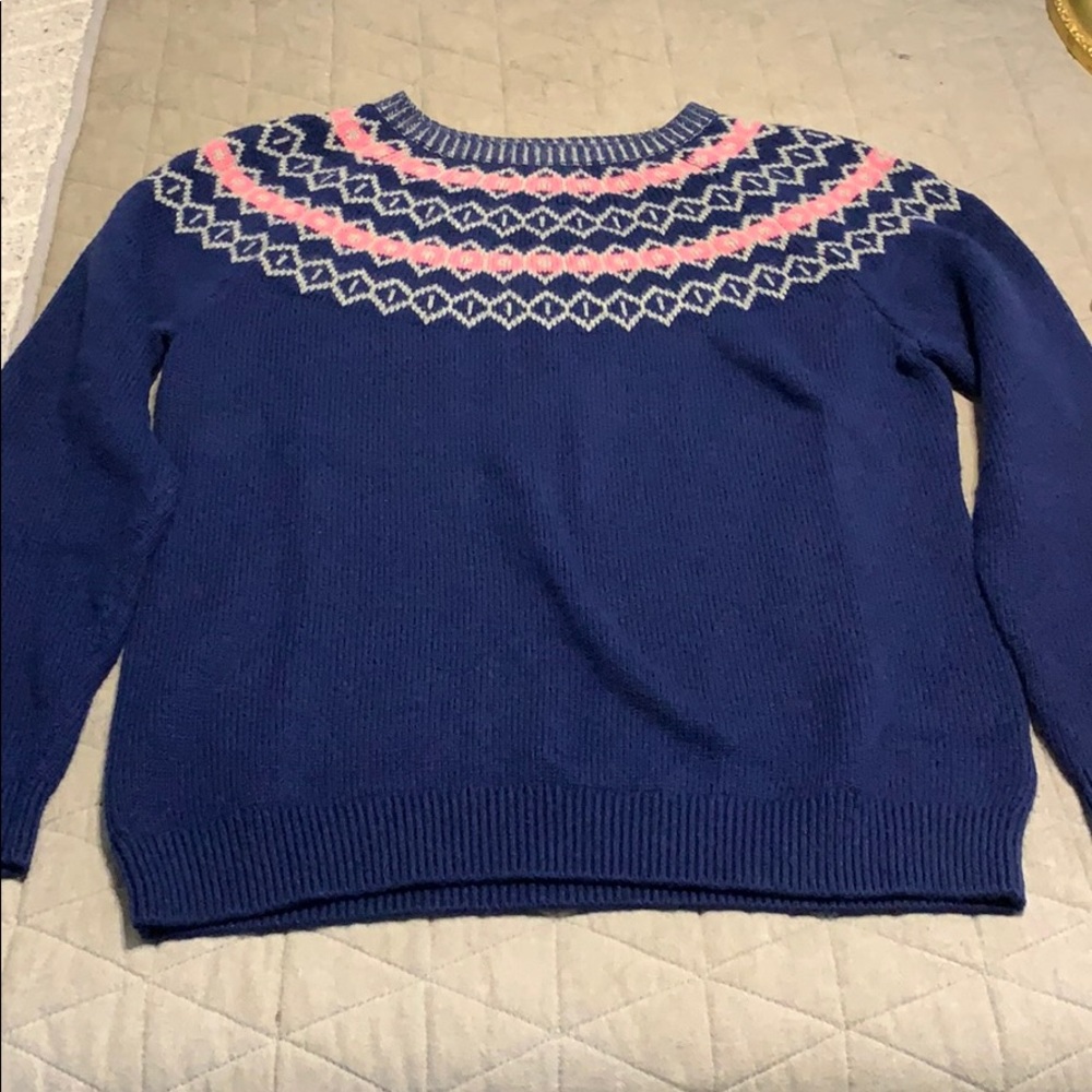 Blue sweater from Talbots